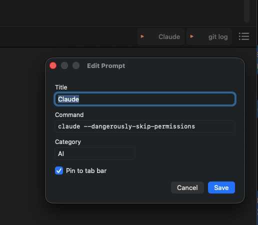 Prompt library